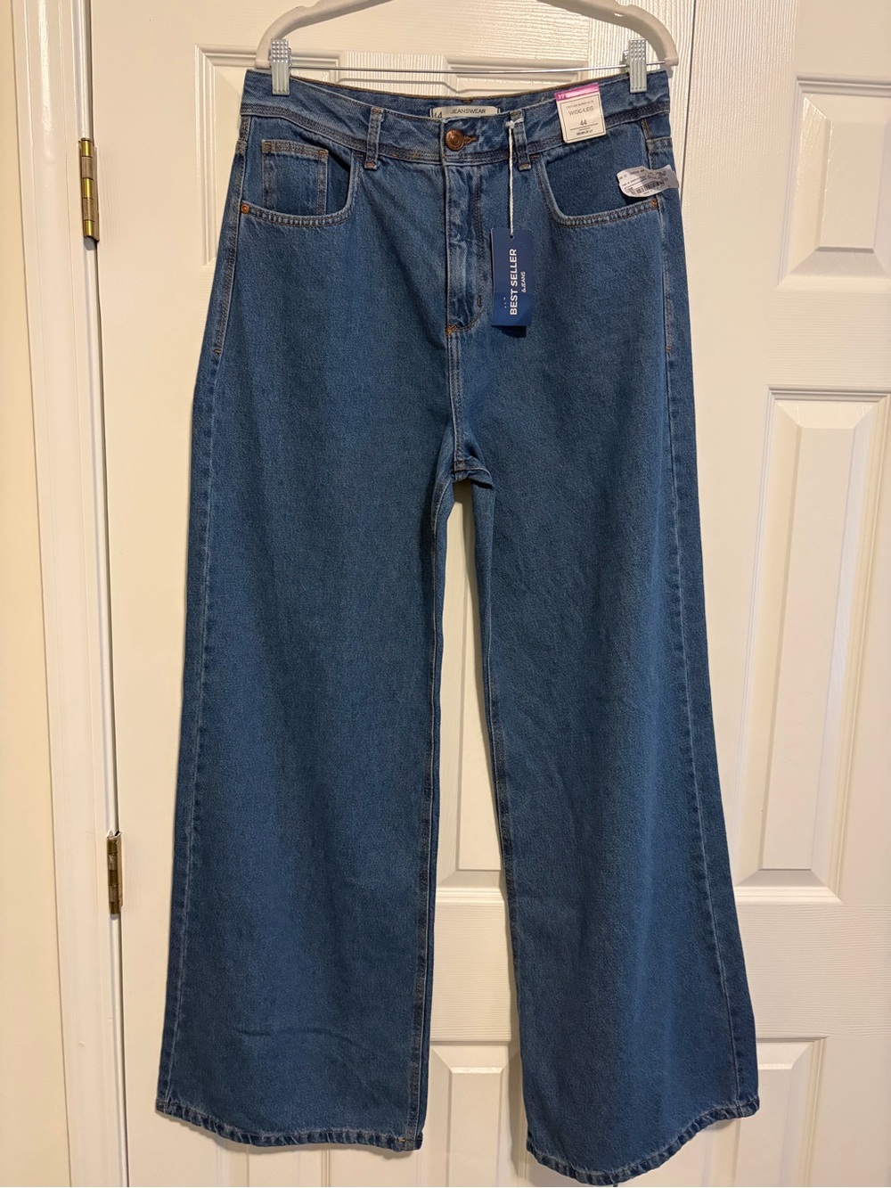 High-Rise Wide-Leg Jeans in Classic Blue by A New Day